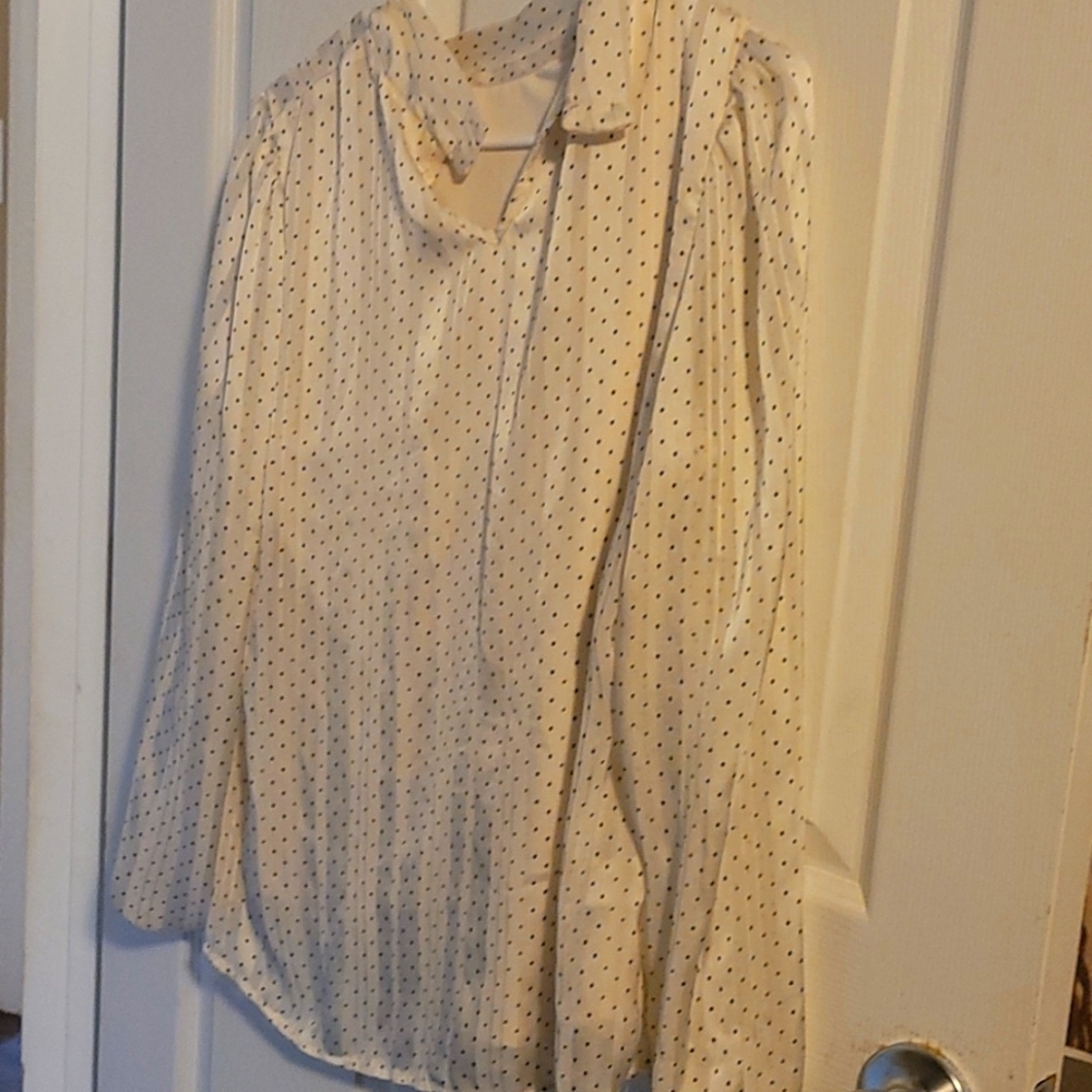 Sara Michelle Womens Blouse Size Large